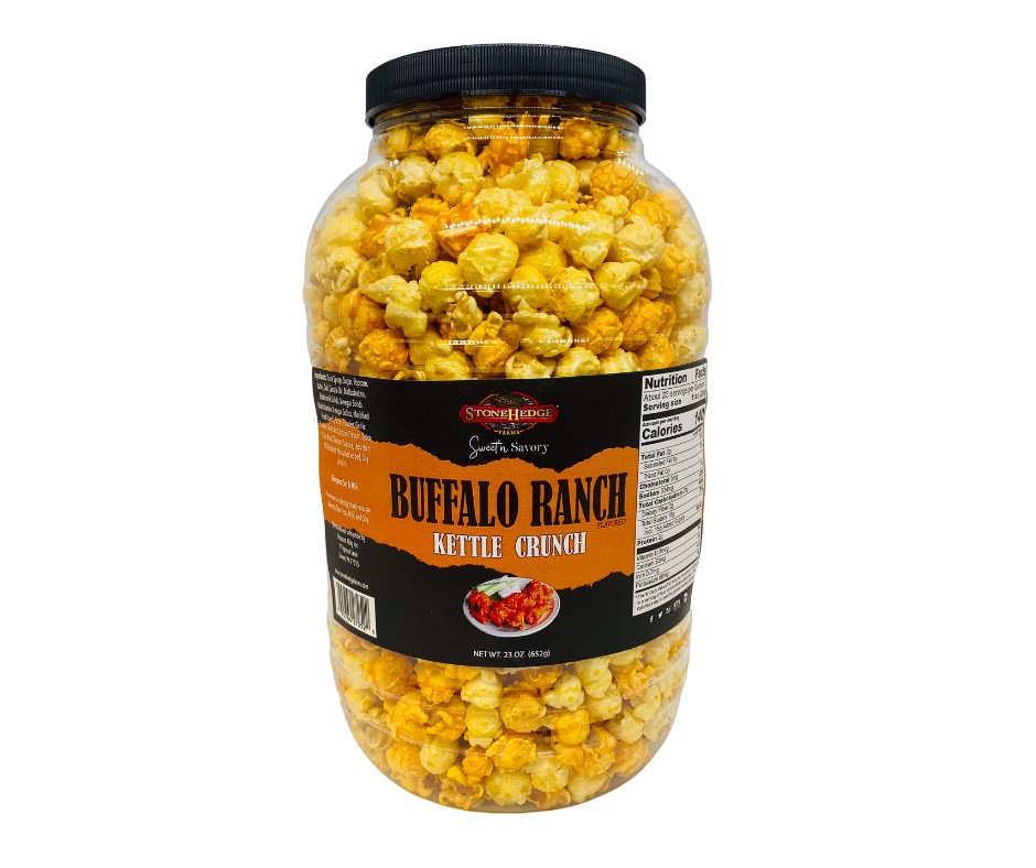 Buffalo Ranch Kettle Corn Barcelona Nut Company & Stonehedge Farms